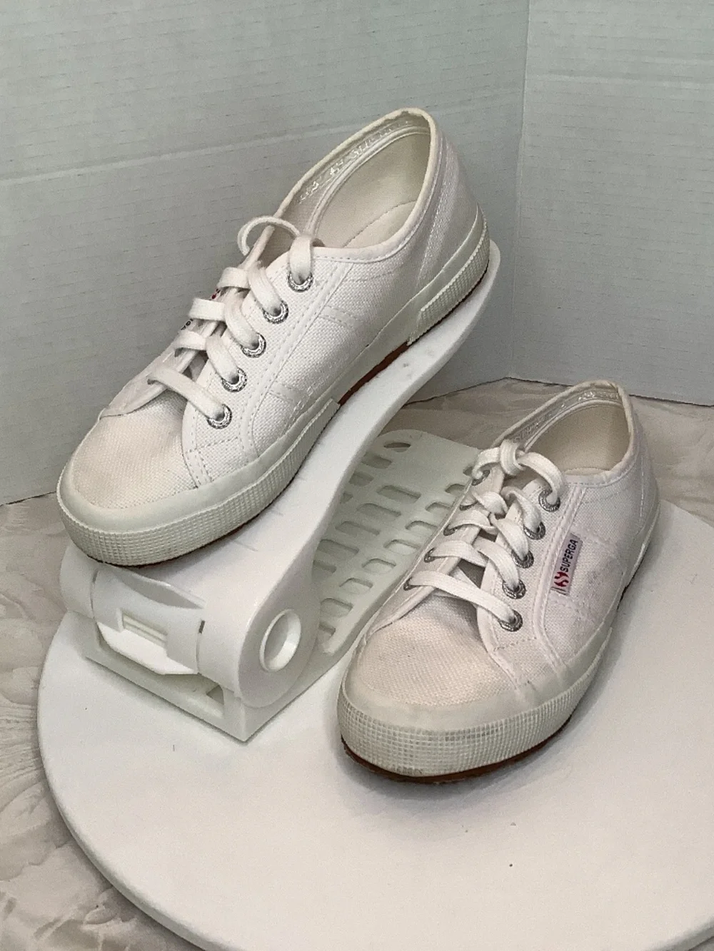 EUC SuperGA white‎ sneakers size 6/36